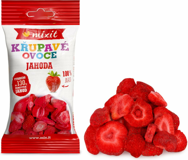 Křupavé ovoce do kapsy – Jahoda