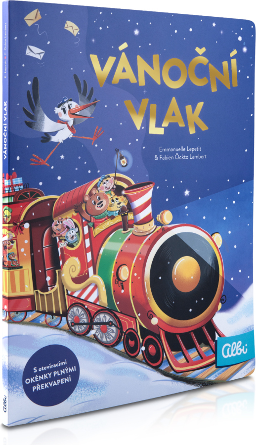 Dětská kniha - Vánoční vlak Albi
