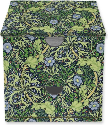 William Morris: Seaweed Flame Tree Memo Box with Drawer