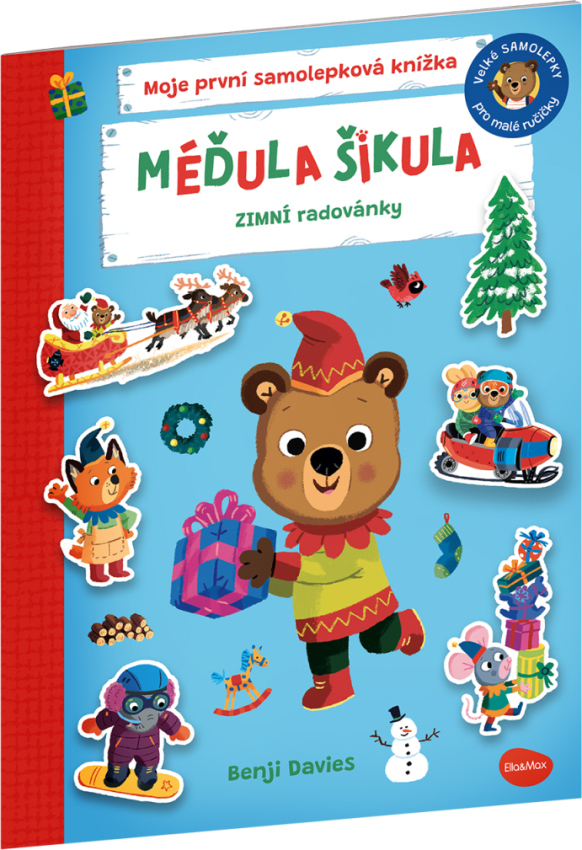 MÉĎULA ŠIKULA: ZIMNÍ RADOVÁNKY – Samolepková knížka