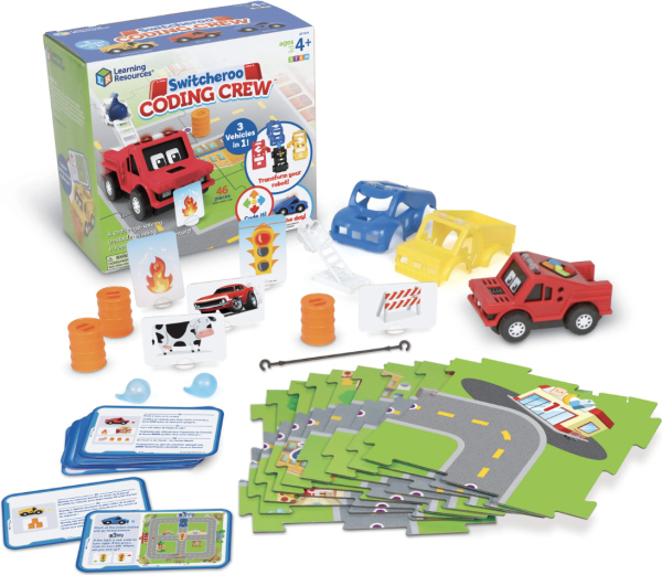 Learning Resources Switcheroo Coding Crew™ – naprogramuj robota a zachraň město!
