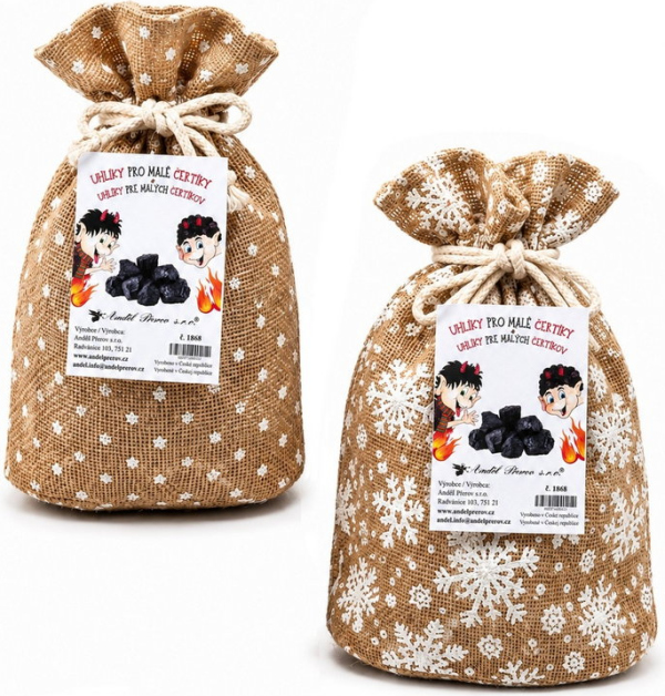 Uhlíky pro malé čertíky, 250 g uhlí