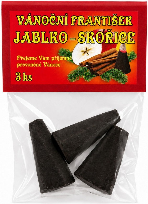 Vánoční františky Jablko a Skořice 3 ks