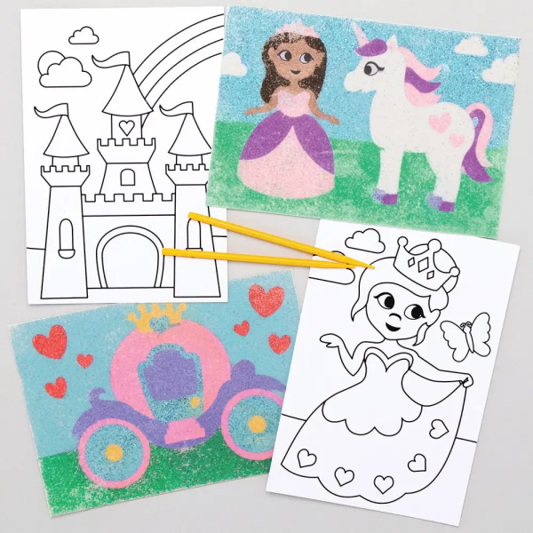 Princess Sand Art Pictures