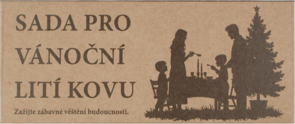 Sada pro vánoční lití kovu - cínu