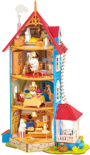 RoboTime 3D skládačka Miniatura domečku Mumínkův domeček