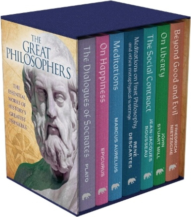 Great Philosophers Collection, Deluxe 7-Book Hardback Boxed Set