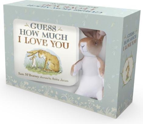 Guess How Much I Love You, Beloved classic bestselling story about love between a parent a child; gift edition with soft cuddly plush toy – ideal for Valentines, babies, toddle