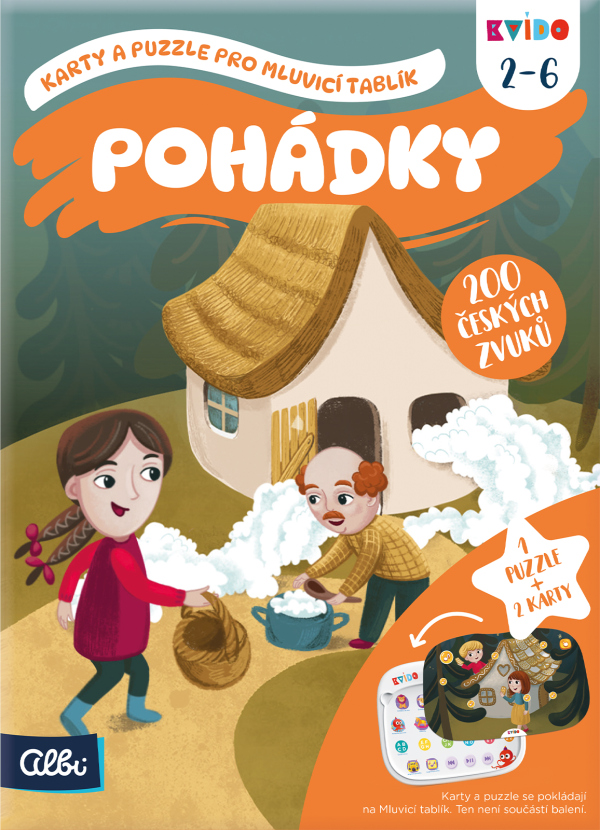 Kvído - Pohádky 2 - karty a puzzle pro Mluvicí tablík 2