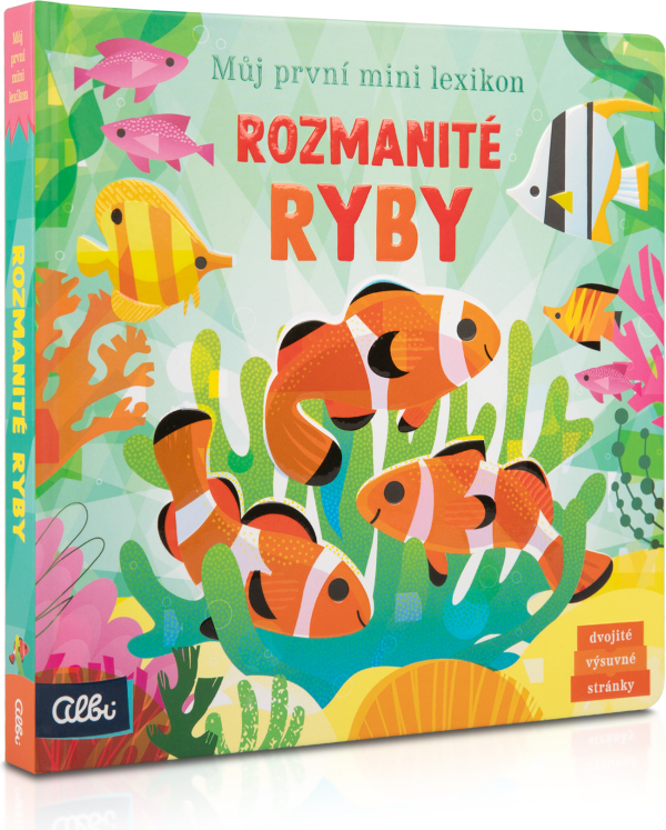 Dětská interaktivní kniha - Rozmanité ryby