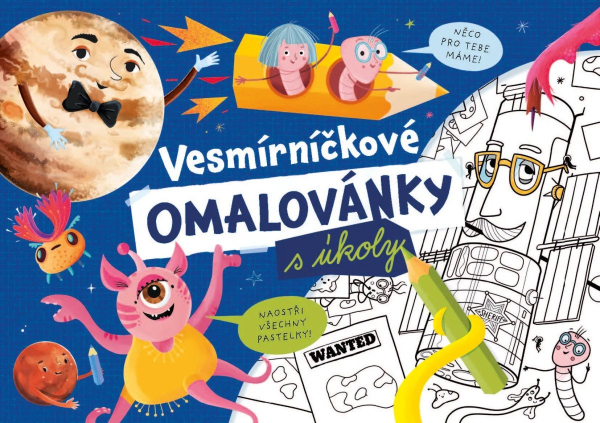 Vesmírníčkové omalovánky