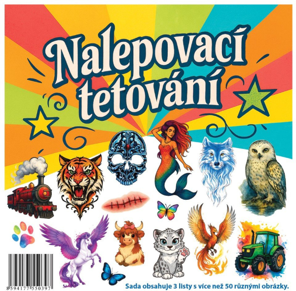 Nalepovací tetování 1 - Lokomotiva
