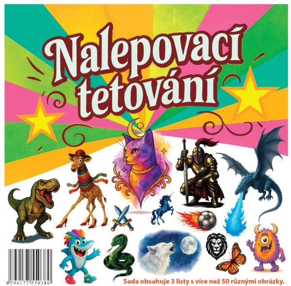 Nalepovací tetování 2 - Dinosaurus
