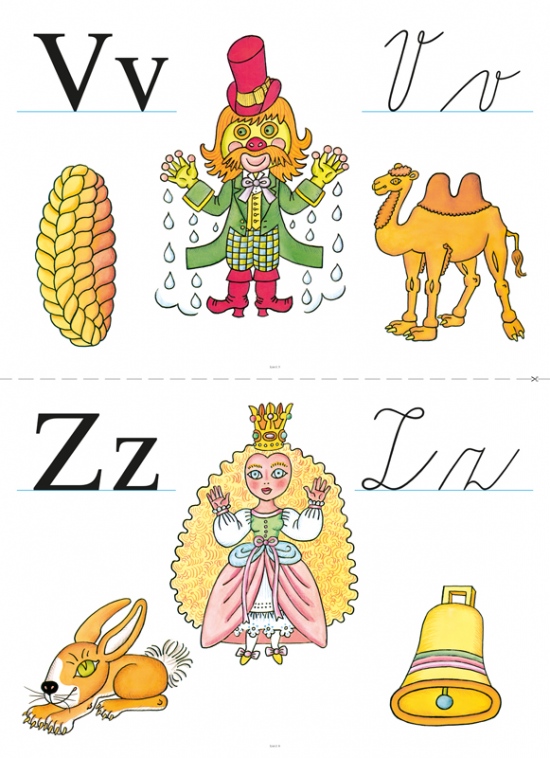 SOUBOR NÁSTĚNNÝCH OBRÁZKŮ, SLABIK A SLOV ke Slabikáři (092719)