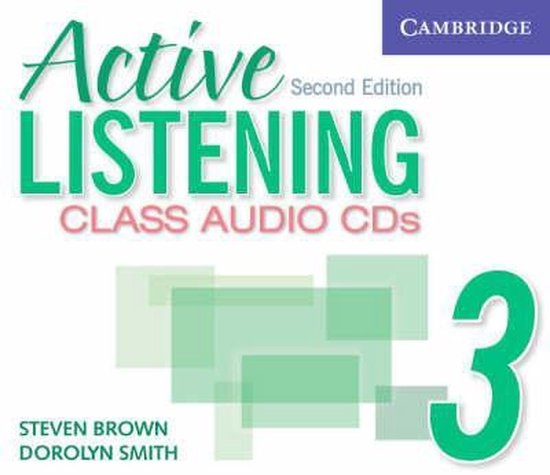 Active Listening Second Edition Level 3 Class Audio CDs (3)