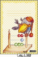 Diplom A5 - Kos s počítadlem (obj.č. 352)