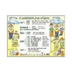 Nástěnný výukový obraz - U podstatných jmen určujeme