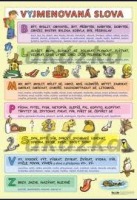 Nástěnný výukový obraz - Vyjmenovaná slova