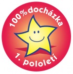Placky 100% docházka - 1. pololetí