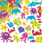 Pěnové samolepky – mořský svět