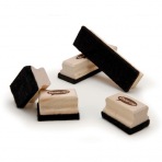 Show-me Houbička ke stírání, dřevěná – 30 ks