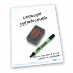 Show-me Stíratelná tabulka bílá + fixa a houbička