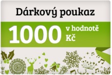 Dárkový poukaz v hodnotě 1000 Kč