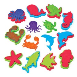Pěnová razítka - moře (10ks)