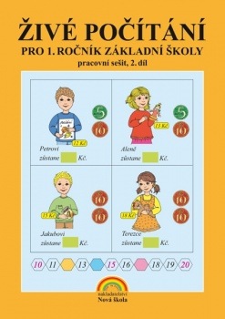 Živé počítání 2. díl – pracovní sešit k učebnici Matematika 1 - Zdena Rosecká (1-08)