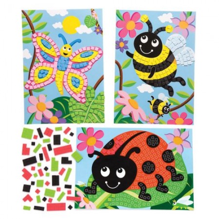 Obrázek broučci - mozaika (4ks)