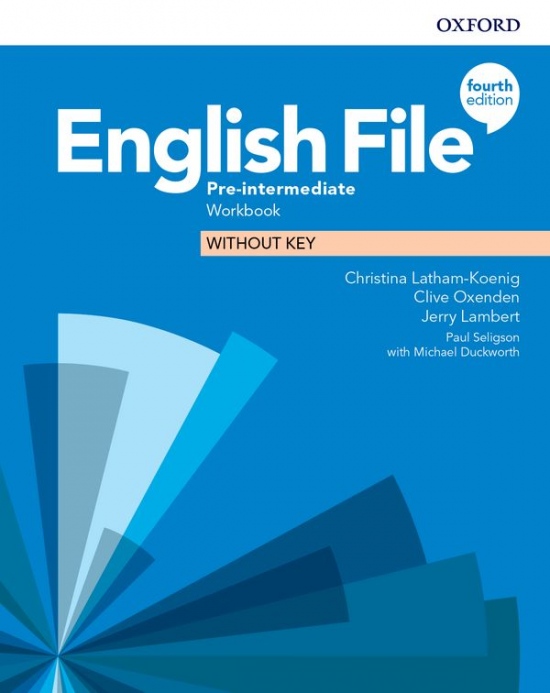 English File Fourth Edition Pre-Intermediate Workbook without Answer Key