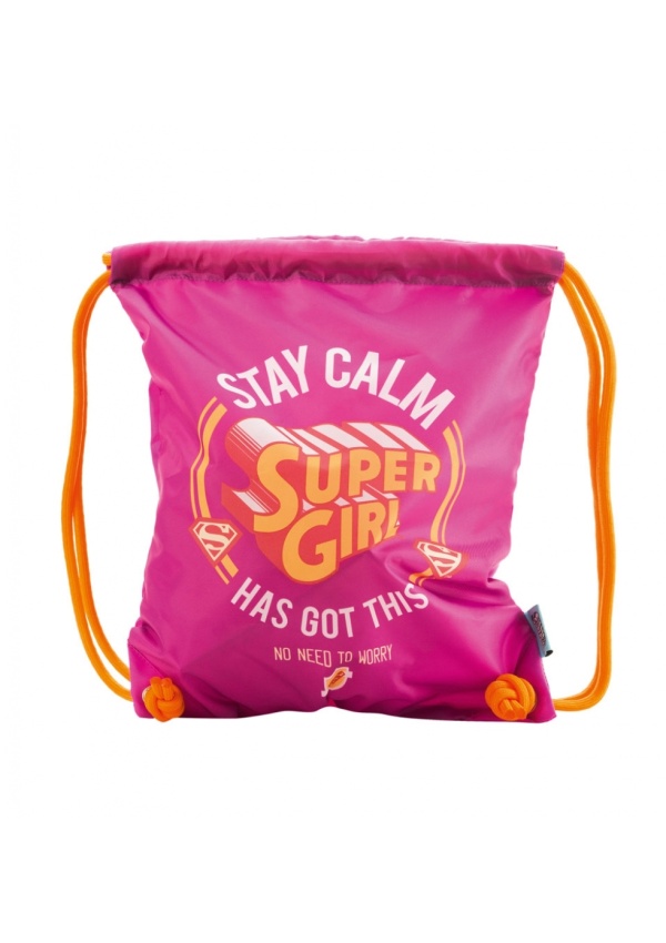 Sáček na obuv Supergirl – STAY CALM 