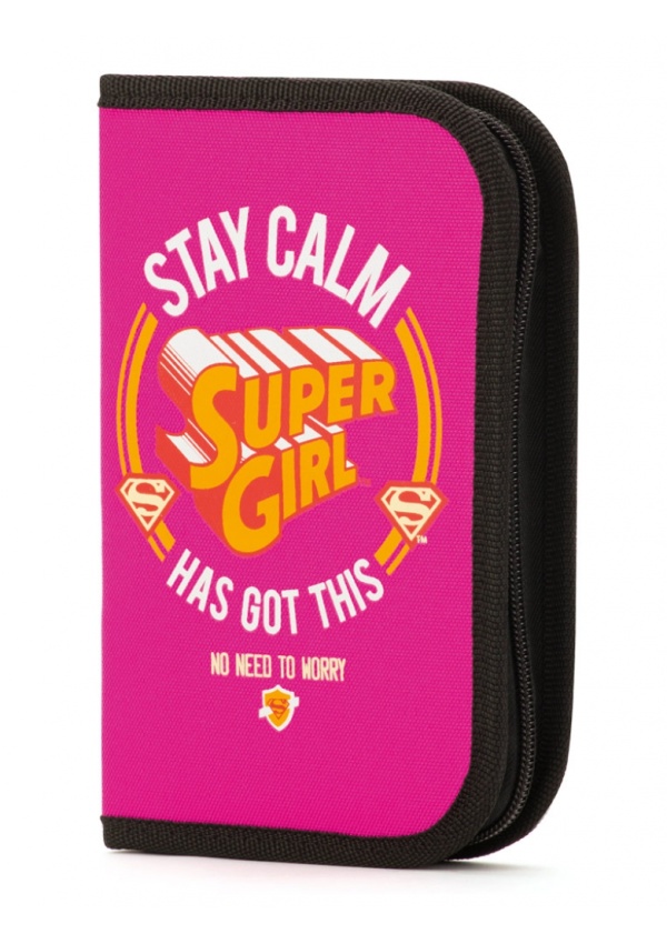Školní penál Supergirl – STAY CALM