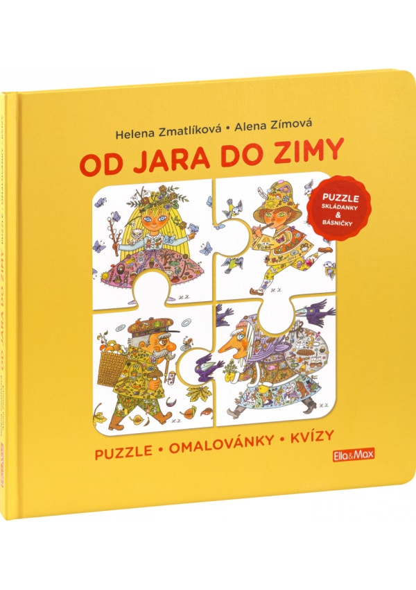 Levně OD JARA DO ZIMY – Puzzle, básničky, omalovánky, kvízy