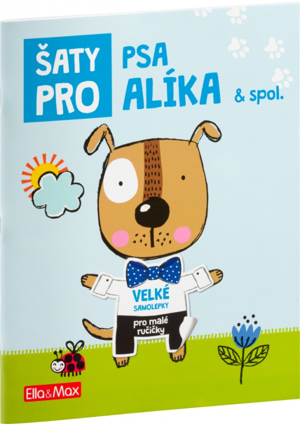 Levně Šaty pro PSA ALÍKA – Kniha samolepek