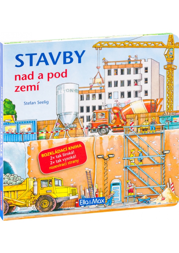 Levně STAVBY NAD A POD ZEMÍ – Velkoformátová rozkládací kniha