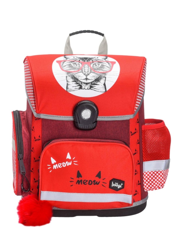 BAAGL Školní aktovka Kočka