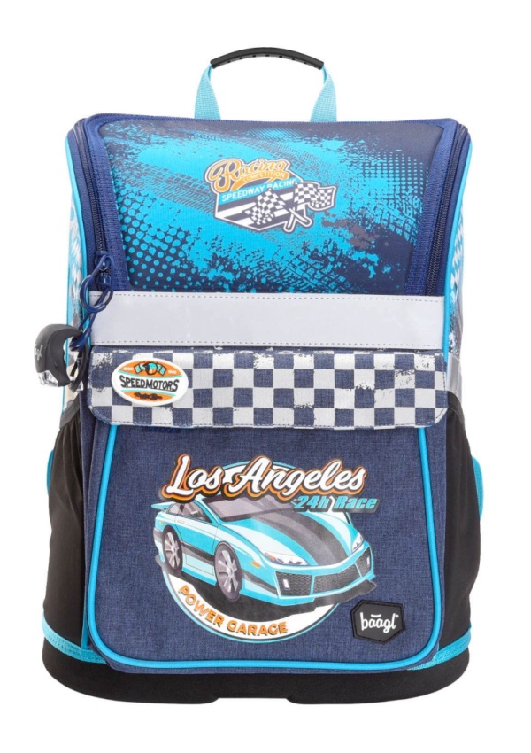 BAAGL Školní aktovka Zippy Racer