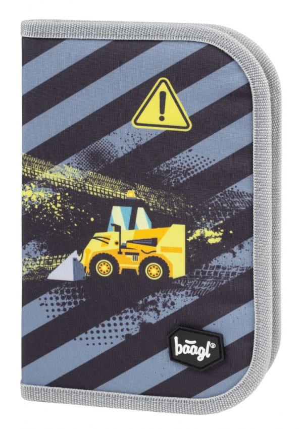 BAAGL Školní penál klasik Bagr