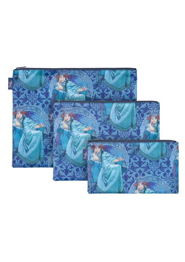 Set 3 taštiček Mucha Hyacinta