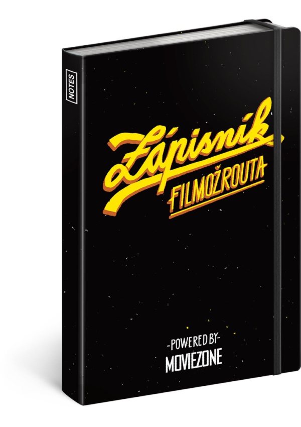 Levně Notes Zápisník filmožrouta, 13 × 21 cm
