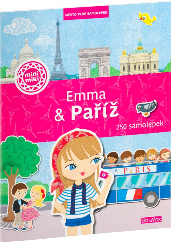 Levně EMMA a PAŘÍŽ – Město plné samolepek