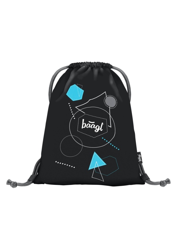 BAAGL Sáček na obuv Grafik černý
