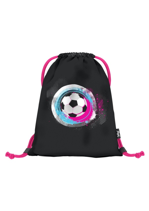 BAAGL Sáček na obuv Fotbal růžový