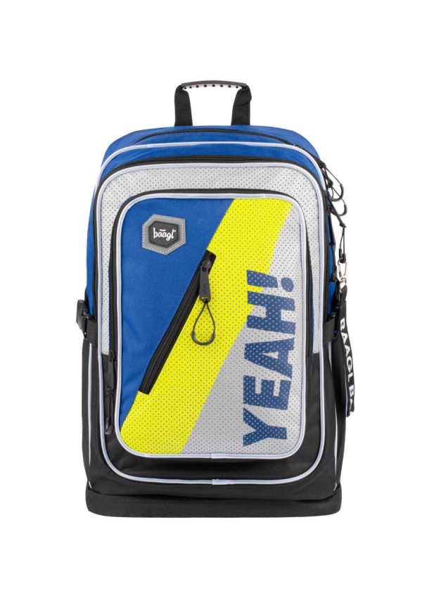 BAAGL Školní batoh Cubic Neon