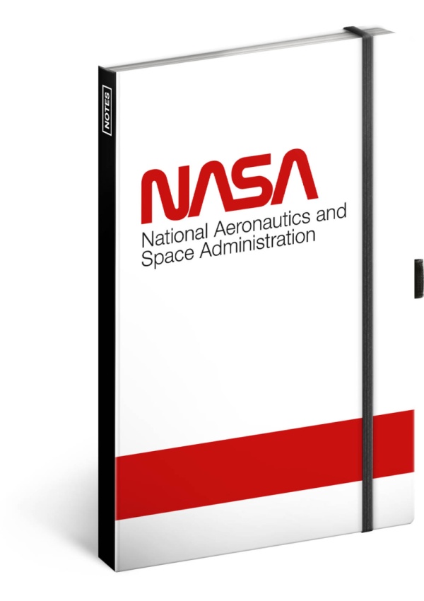 Notes NASA Worm, linkovaný, 13 × 21 cm