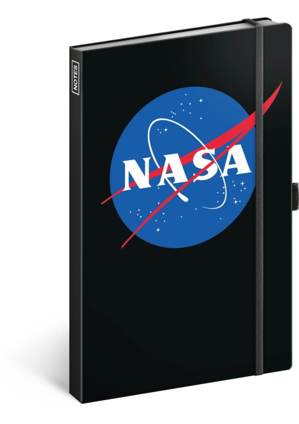 Notes NASA, linkovaný, 13 × 21 cm
