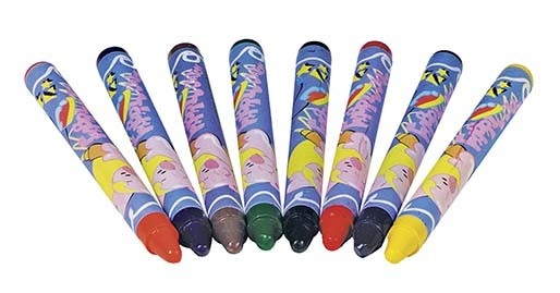 Voskovky na textil, 8ks