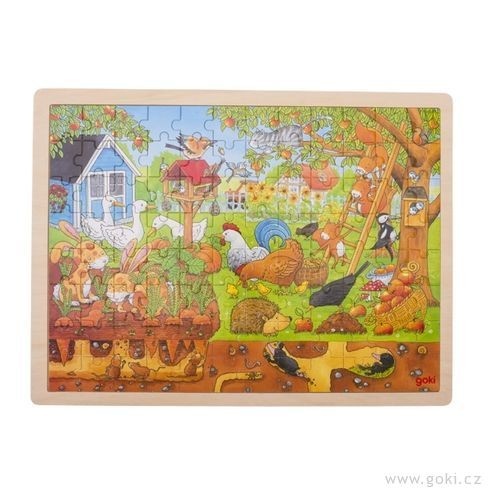 Levně Puzzle - Naše zahrádka na zemi i pod zemí