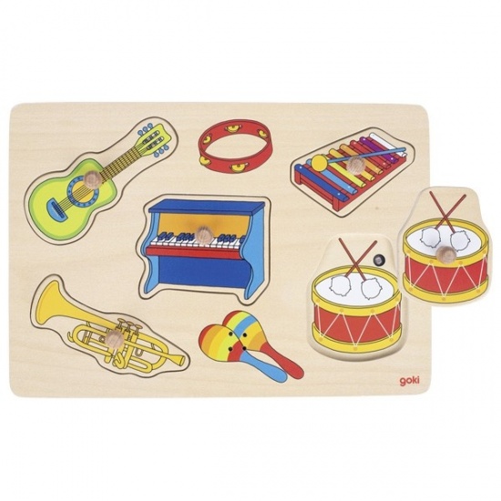 Zvukové puzzle - zvuky hudebních nástrojů